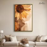 Golden Petal Sunflower Canvas art