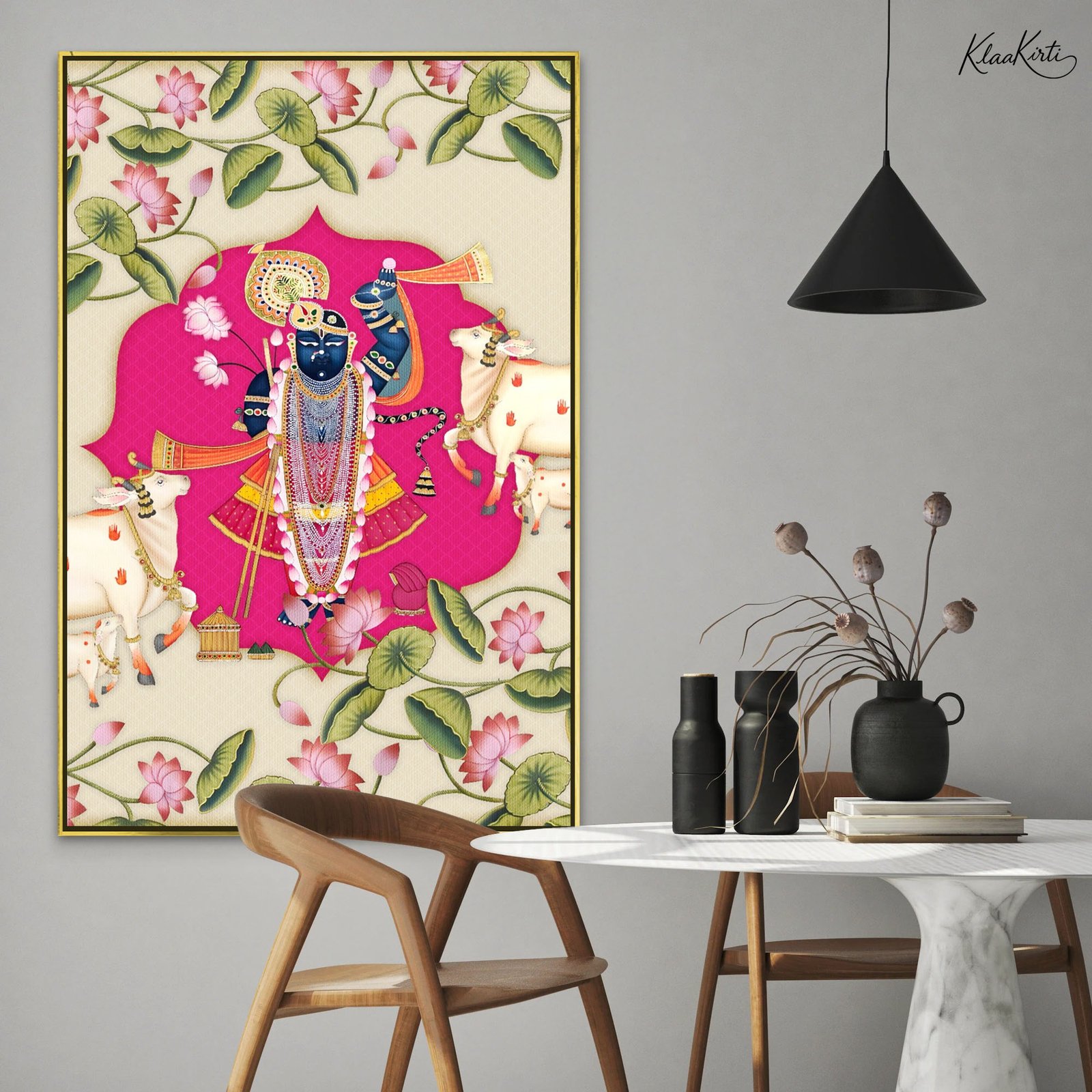 01 Lord of Vrindavan Canvas Art - Image 1