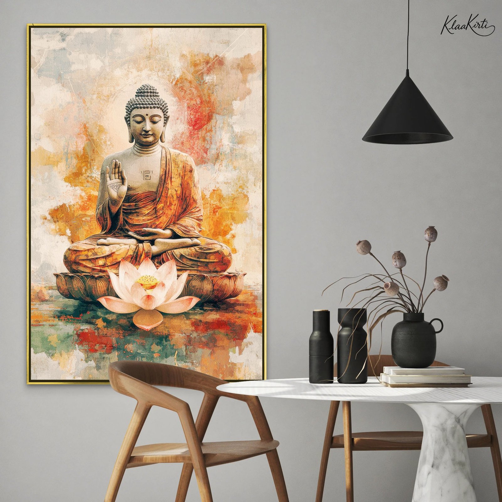 01 Gilded Elegance Canvas Art - Image 1