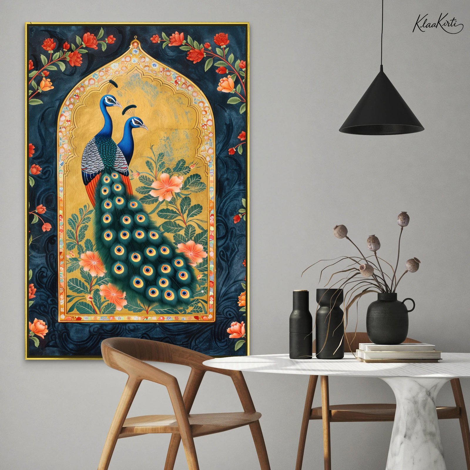01 The Royal Garden Pair Canvas art - Image 1