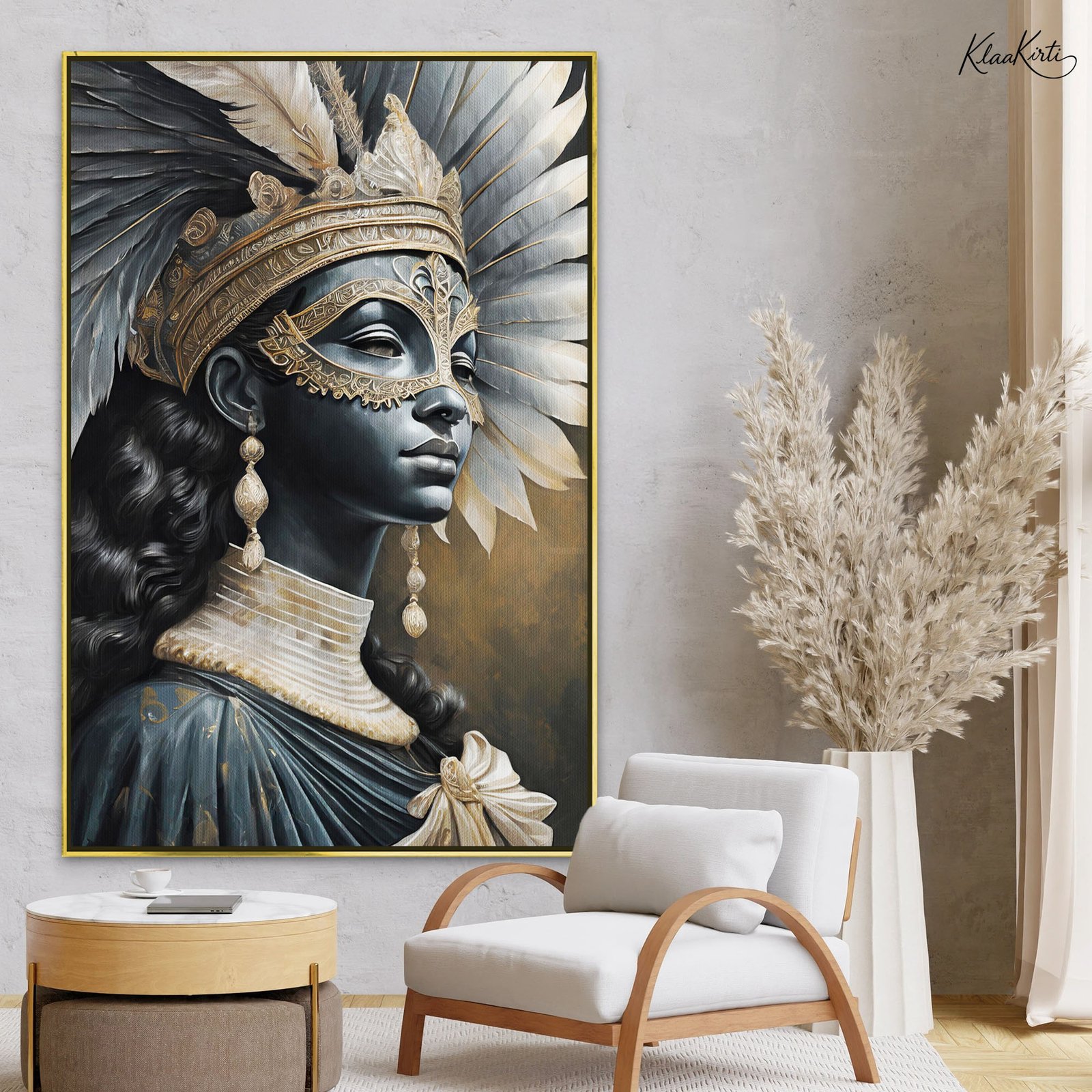 01 Golden Iris Canvas Wall Art - Image 1