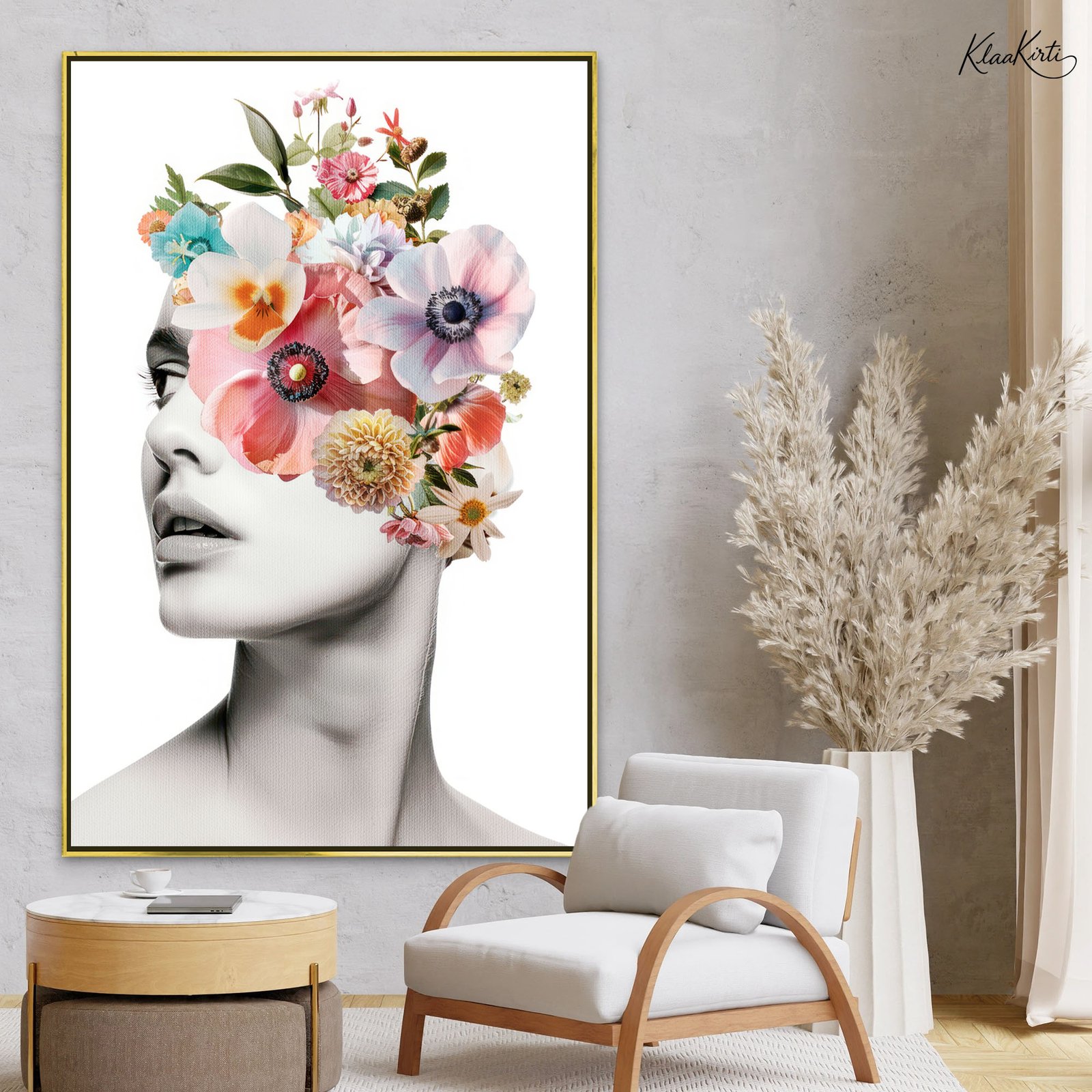 01 Orange Crush Canvas Wall Art - Image 1