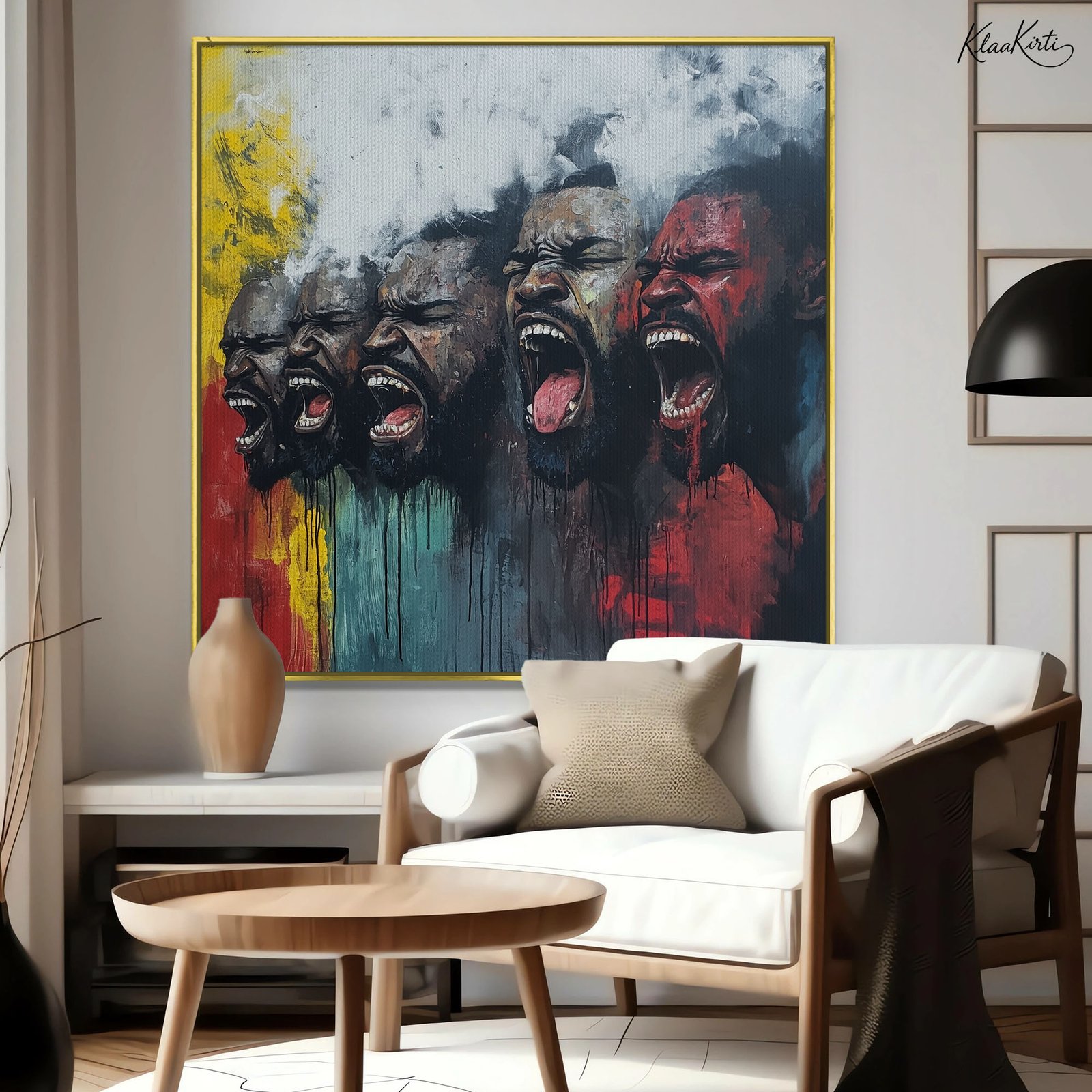 01 Gilded Lilies Canvas Wall Art - Image 1