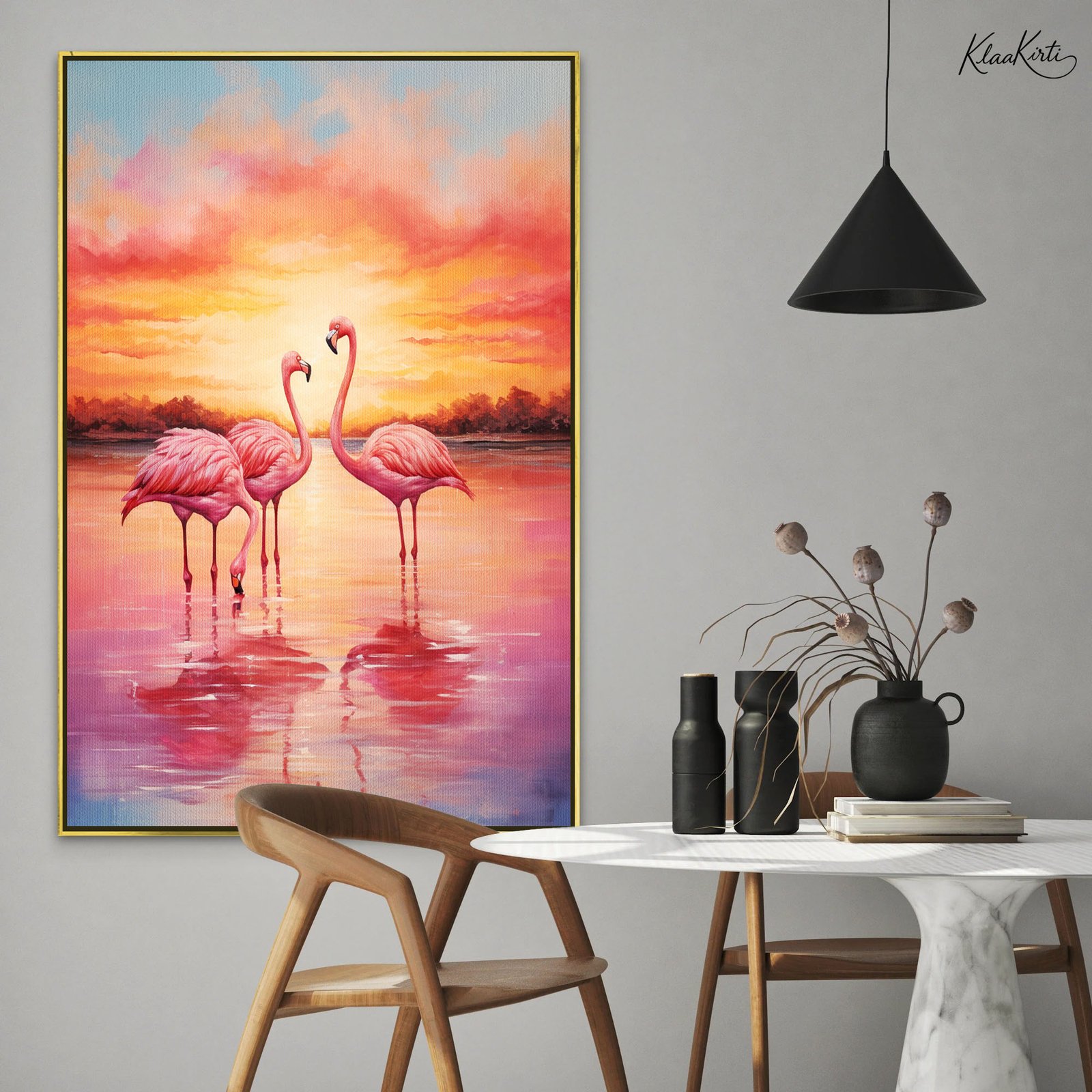 01 Sunset Serenity Canvas art - Image 1