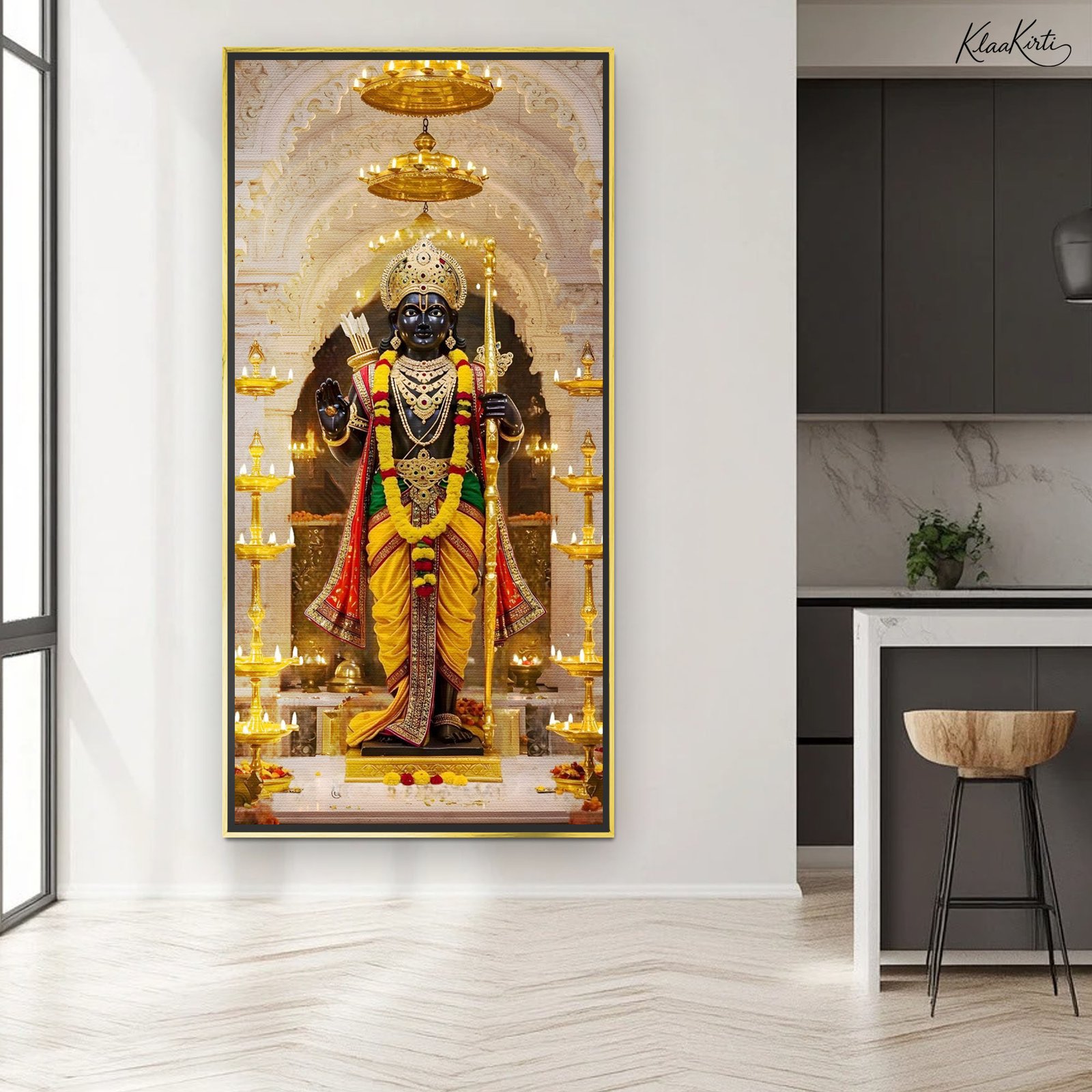 01 Divine Archway of Ayodhya Canvas art - Image 1
