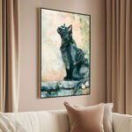 Midnight Bloom Canvas art - Image 2
