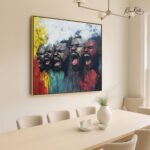 Gilded Lilies Canvas Wall Art - Image 2