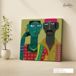 Golden Lotus Pond Canvas Art - Image 4