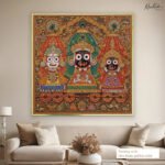 Puri Trio Mandala Canvas Wall art