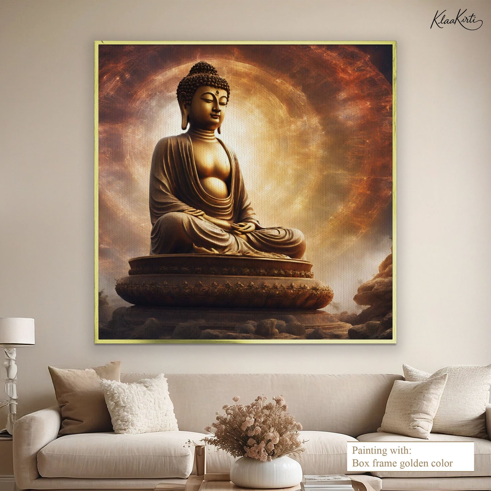 05 Radiant Dhyana Canvas Wall art - Image 1