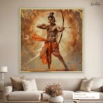 The Archer of Dharma Canvas Wall art
