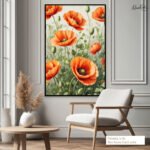 Summer Poppies Canvas Wall Art - Image 7