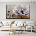 Lunar Bloom Canvas Wall Art - Image 8