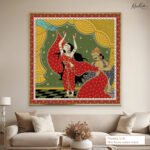 Pattachitra Draupadi Vastraharan Canvas Wall art - Image 6