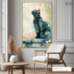 Midnight Bloom Canvas art - Image 7