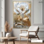 Opulent Petal Canvas Wall Art - Image 8