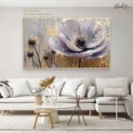 Lunar Bloom Canvas Wall Art - Image 7