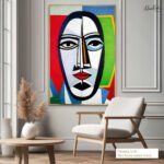 Bold Geometry Canvas Wall Art - Image 8