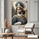 Golden Flow Canvas Wall Art - Image 9