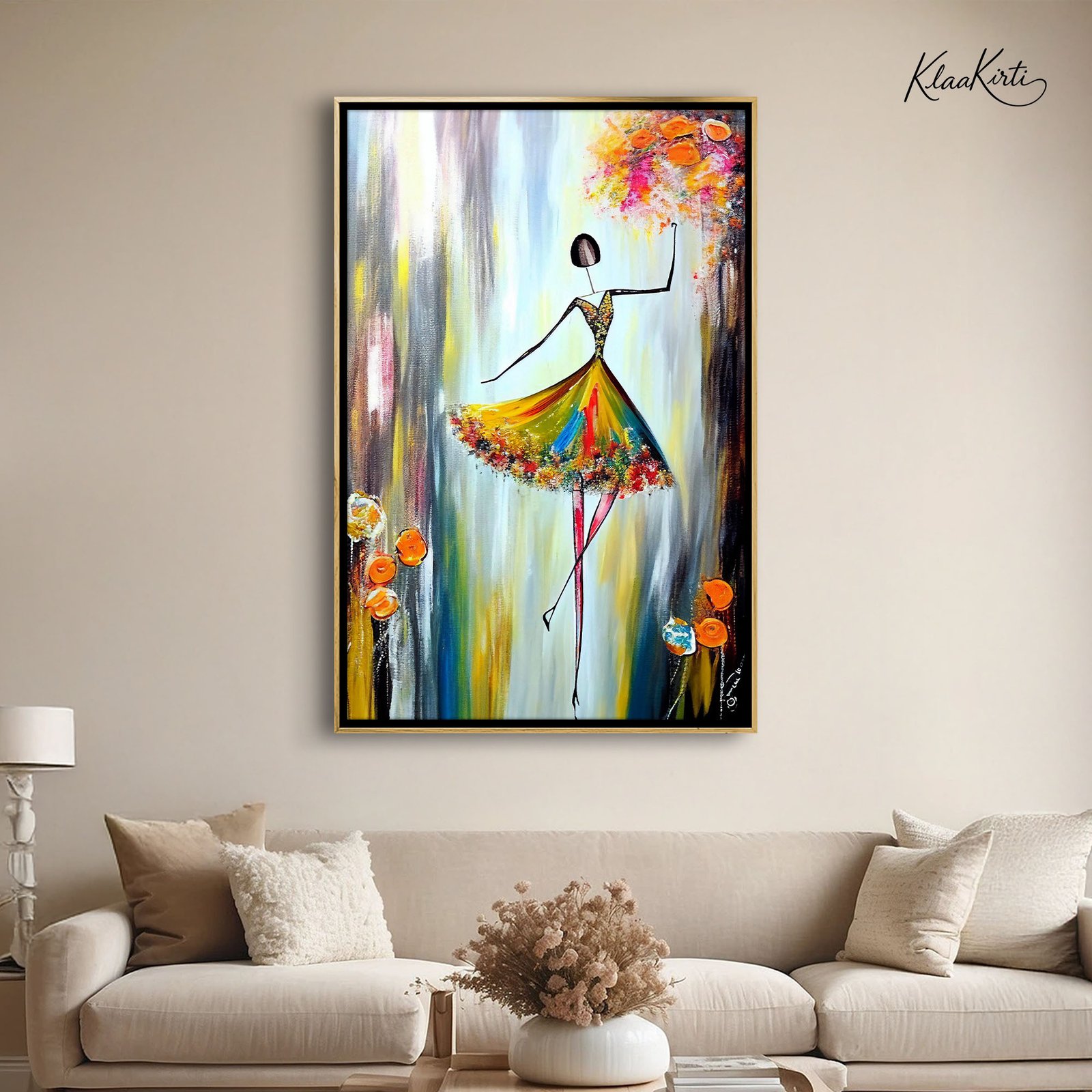 1 Dancing in Colors Canvas art - Image 1