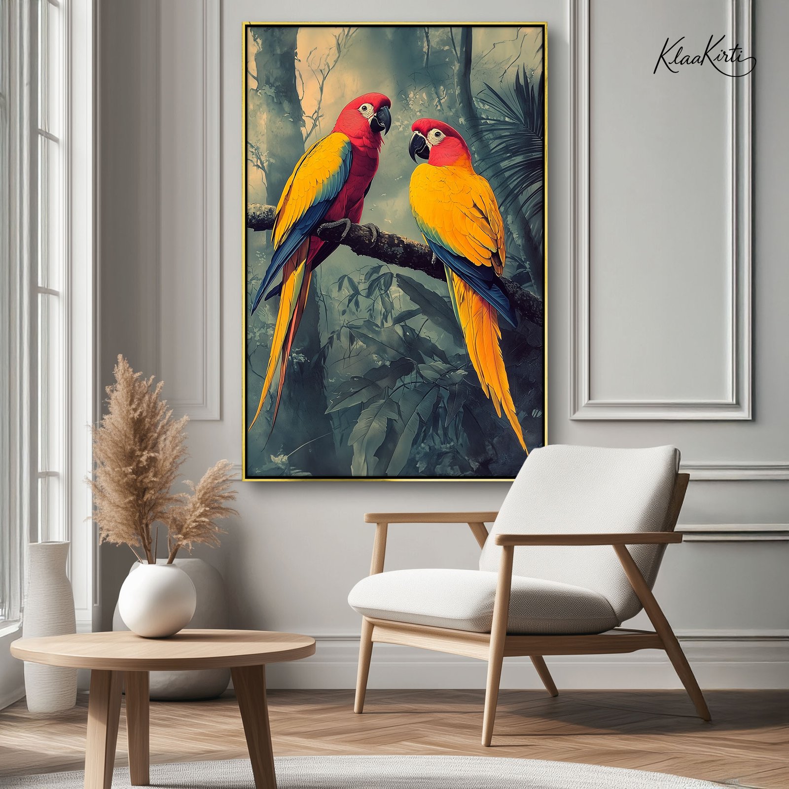 1 Scarlet Macaws Canvas art - Image 1