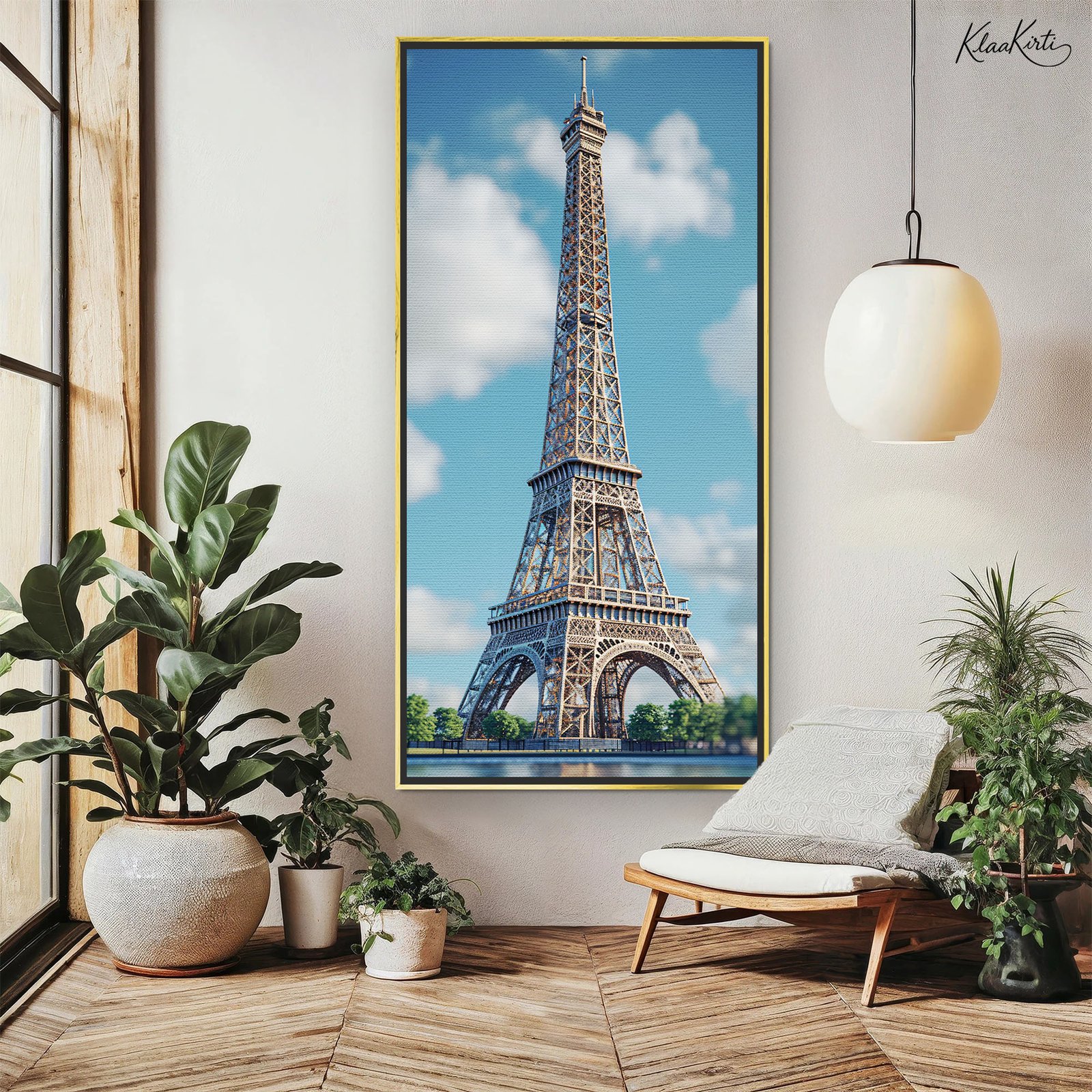 1 Paris Blue Sky Canvas art - Image 1