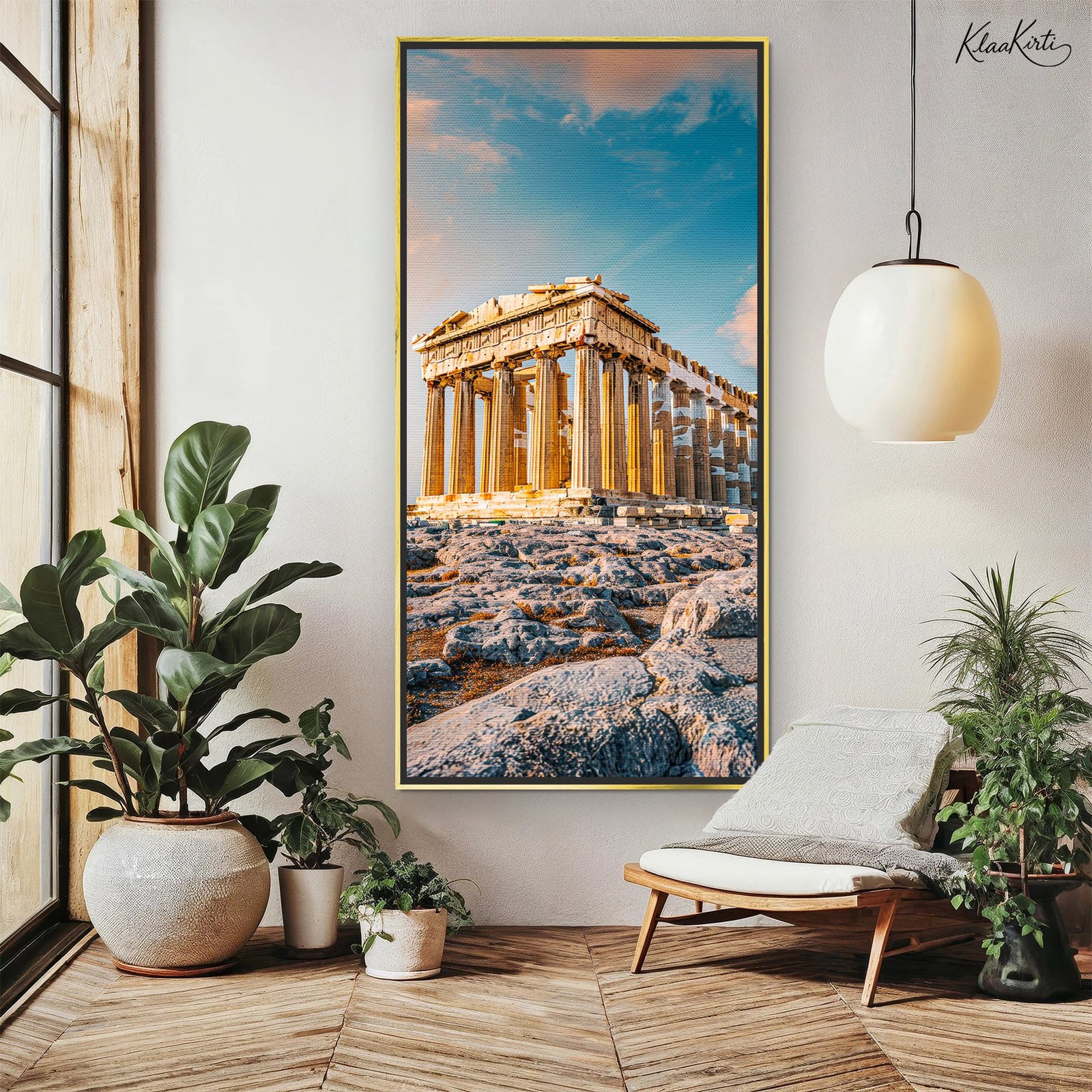 1 Parthenon Golden Hour Canvas art - Image 1