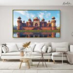 Red Fort Reflection Canvas art