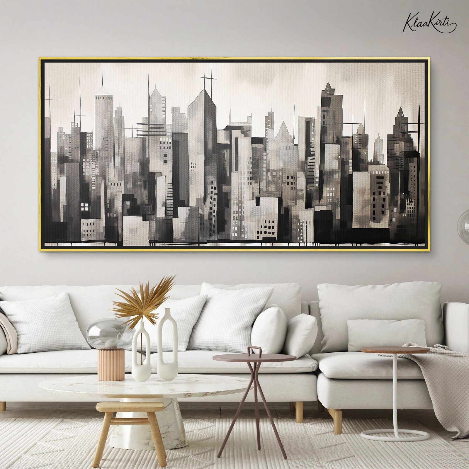 1 Tribal Harvest Glyph Canvas art - Image 1
