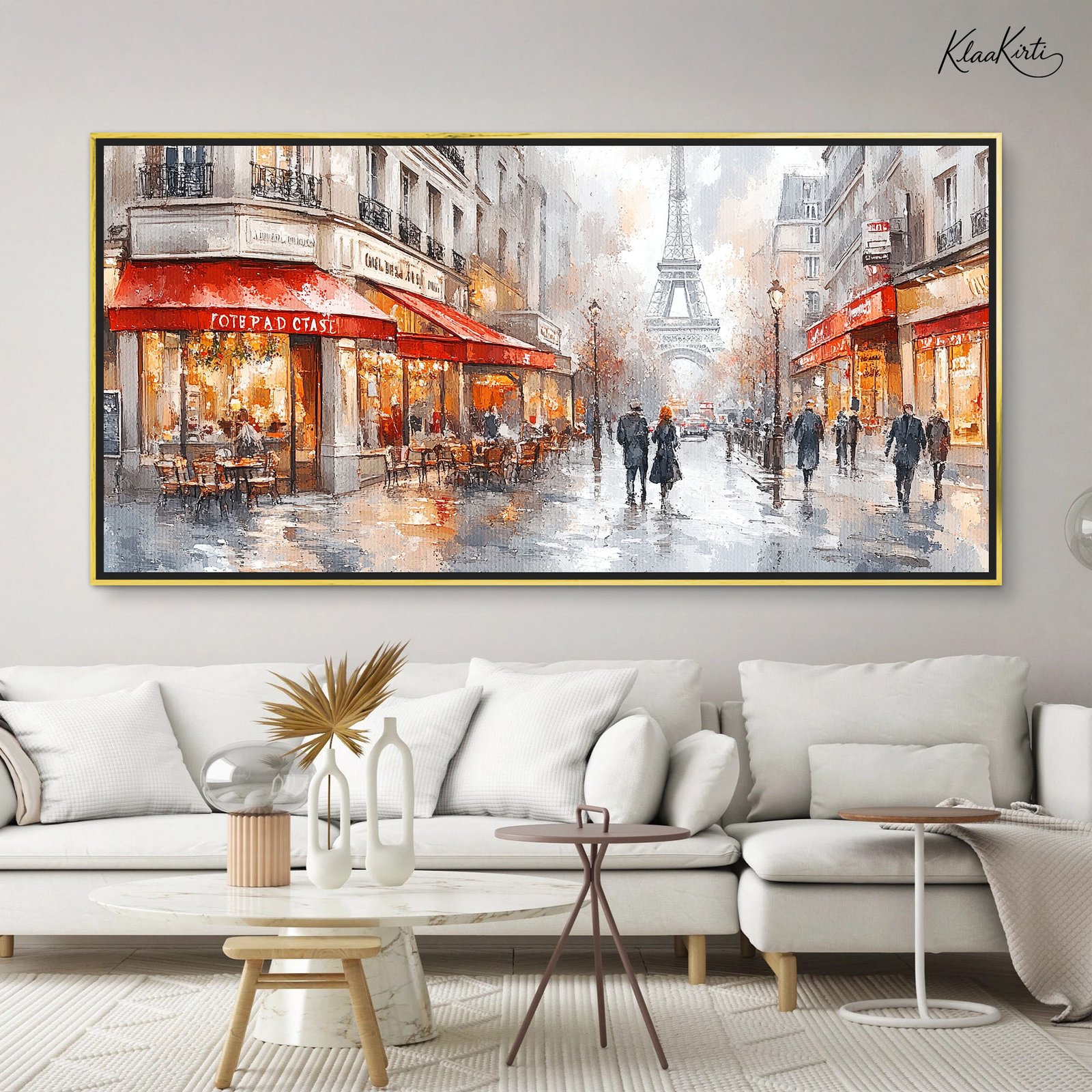 1 London Bus Rain Canvas art - Image 1