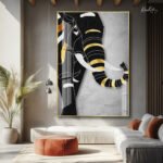 Golden Trunk Acrylic Wall Art
