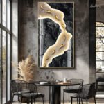 River of Gold Acrylic Wall Art