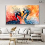 Dancing Cranes Canvas art - Image 10