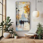 Autumn City Stroll Canvas art - Image 10