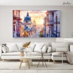 Budapest Golden Sunset Canvas art - Image 10