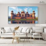 Red Fort Reflection Canvas art - Image 10