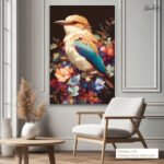 Sapphire Bloom Canvas art - Image 10