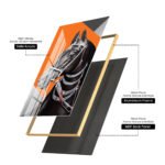 Orange Regalia Acrylic Wall Art - Image 11