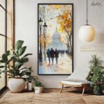 Autumn City Stroll Canvas art - Image 11