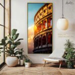 Roman Colosseum Sunset Canvas art - Image 12