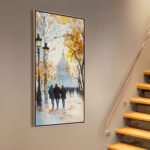 Autumn City Stroll Canvas art - Image 2