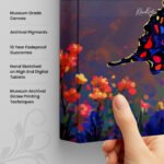 Vibrant Butterfly Canvas art - Image 3