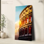 Roman Colosseum Sunset Canvas art - Image 4