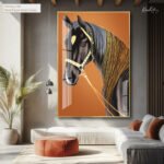 Golden Mane Acrylic Wall Art - Image 5