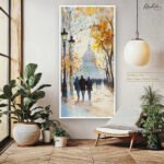 Autumn City Stroll Canvas art - Image 6