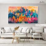 Citadel Sunset Jewel Canvas art - Image 6