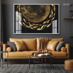 Golden Swirl Acrylic Wall Art - Image 7