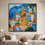 Cinque Terre Palette Canvas Wall art - Image 6