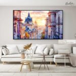 Budapest Golden Sunset Canvas art - Image 7