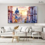 Budapest Golden Sunset Canvas art - Image 8